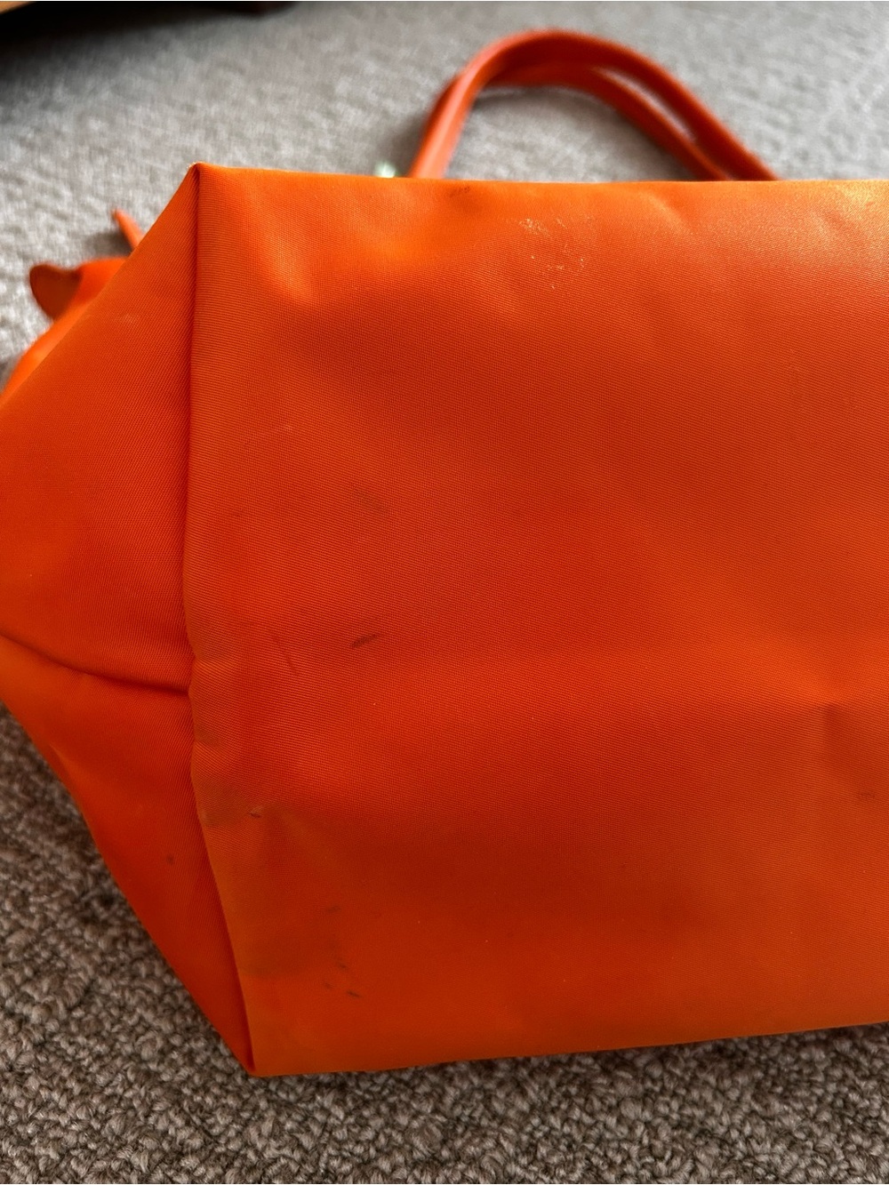 Longchamp Orange Women's Tote Bag - Classic Everyday Carry - Picture 5 of 16